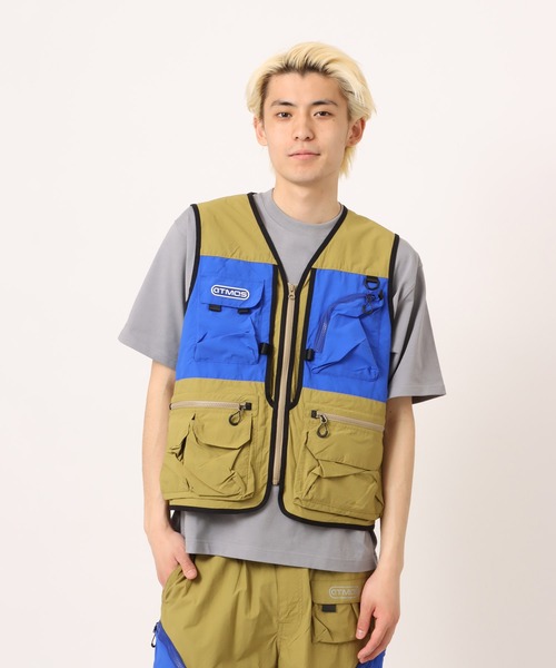 atmos(アトモス)の「atmos Utility Vest / アトモス ユーティリティ ベスト(ベスト・メンズ・ブラック/ベージュ・M/L/XL)」の9枚目の写真