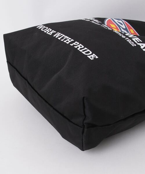 Dickies（ディッキーズ）の「Dickies / DK LOGO PRINT TOTE BAG / 80976400（トートバッグ・レディース・ワインレッド/グリーン/ネイビー/ブラック・ONESIZE）」の6枚目の写真