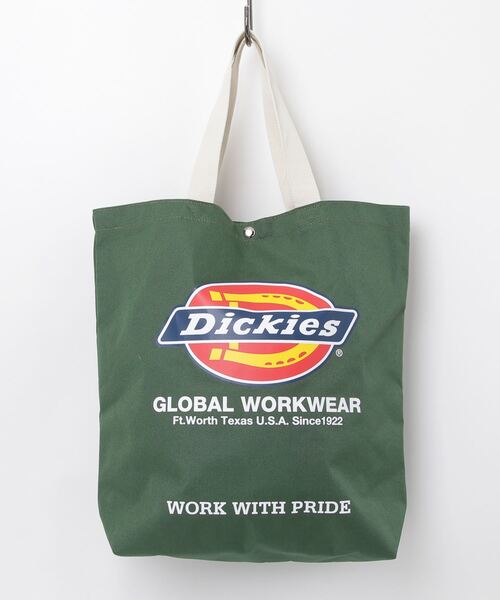 Dickies（ディッキーズ）の「Dickies / DK LOGO PRINT TOTE BAG / 80976400（トートバッグ・レディース・ワインレッド/グリーン/ネイビー/ブラック・ONESIZE）」の11枚目の写真