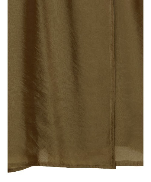 セール】FOIL PAINTING SHEER TRENCH COAT（トレンチコート
