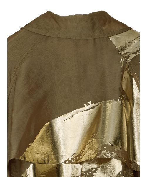 正規品Ameri FOIL PAINTING SHEER TRENCH COAT セール】FOIL PAINTING SHEER TRENCH COAT（トレンチコート