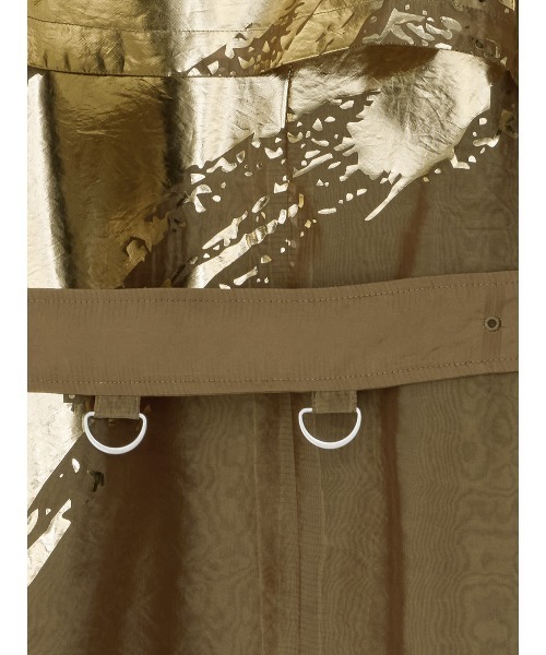 正規品Ameri FOIL PAINTING SHEER TRENCH COAT セール】FOIL PAINTING SHEER TRENCH COAT（トレンチコート
