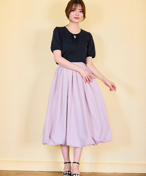 Feroux(フェルゥ)の「チュールレイヤード バルーンスカート(スカート・レディース・ホワイト系/ピンク系・1/2)」の19枚目の写真