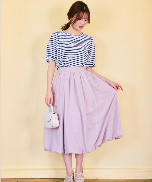 Feroux(フェルゥ)の「チュールレイヤード バルーンスカート(スカート・レディース・ホワイト系/ピンク系・1/2)」の18枚目の写真