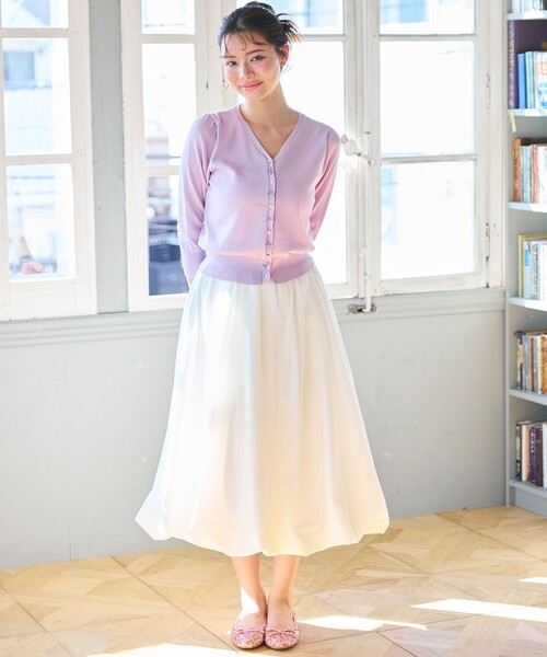 Feroux(フェルゥ)の「チュールレイヤード バルーンスカート(スカート・レディース・ホワイト系/ピンク系・1/2)」の17枚目の写真