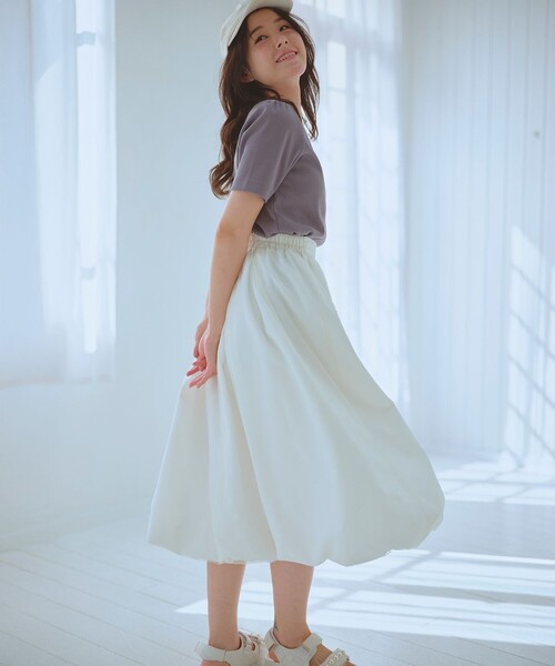 Feroux(フェルゥ)の「チュールレイヤード バルーンスカート(スカート・レディース・ホワイト系/ピンク系・1/2)」の13枚目の写真