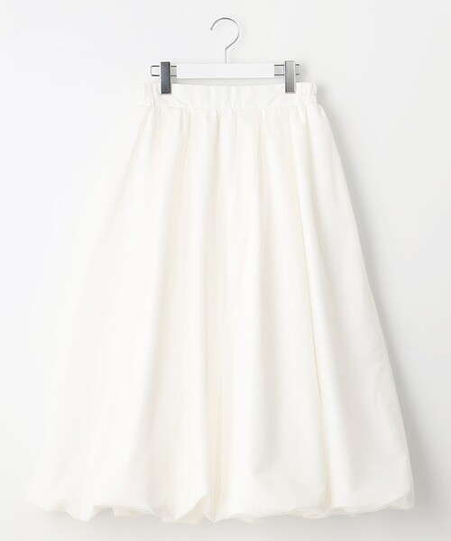 Feroux(フェルゥ)の「チュールレイヤード バルーンスカート(スカート・レディース・ホワイト系/ピンク系・1/2)」の4枚目の写真