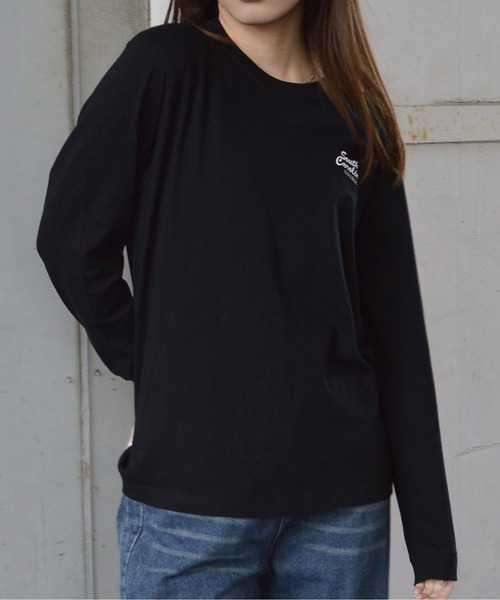 MODISH GAZE(モディシュガゼ)の「【MODISH GAZE】バックサークルロゴロンT(Tシャツ/カットソー・レディース・ブラック/ホワイト/ホワイト系その他・LARGE/MEDIUM)」の5枚目の写真