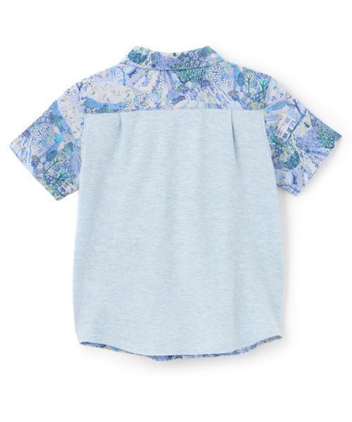 sense of wonder（センスオブワンダー）の「ロイヤルオークハウス蝶タイつき半袖シャツ（シャツ/ブラウス・キッズ・ブルー/グリーン・130cm/120cm/110cm/100cm/90cm/80ｃｍ）」の3枚目の写真