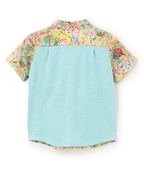 sense of wonder（センスオブワンダー）の「ロイヤルオークハウス蝶タイつき半袖シャツ（シャツ/ブラウス・キッズ・ブルー/グリーン・130cm/120cm/110cm/100cm/90cm/80ｃｍ）」の4枚目の写真