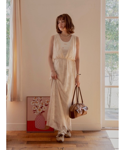 ワンピース jumelle vintage flower dress size:S vintage flower dress（ワンピース）｜jumelle（ジュメロ）の