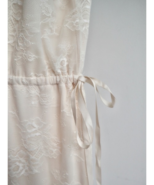 JUMELLE（ジュメロ）の「vintage flower dress（ワンピース・レディース・アイボリー/ブラック・SMALL/MEDIUM）」の15枚目の写真