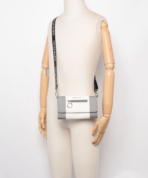CECIL McBEE(セシルマクビー)の「トラベルキャンバスシリーズ マルチショルダーバッグ(ショルダーバッグ・レディース・グレー・F)」の21枚目の写真