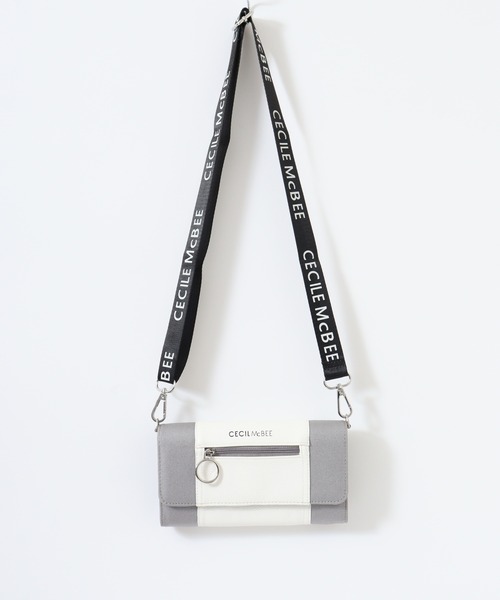 CECIL McBEE(セシルマクビー)の「トラベルキャンバスシリーズ マルチショルダーバッグ(ショルダーバッグ・レディース・グレー・F)」の2枚目の写真