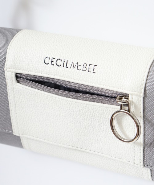 CECIL McBEE(セシルマクビー)の「トラベルキャンバスシリーズ マルチショルダーバッグ(ショルダーバッグ・レディース・グレー・F)」の5枚目の写真