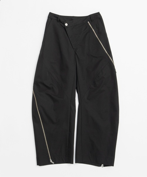 MAISON SPECIAL アシンメトリーファスナーカーブパンツ　完売品 Asymmetry Zipper Curve Pants/アシンメトリーファスナーカーブ