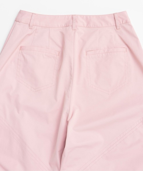 Asymmetry Zipper Curve Pants/アシンメトリーファスナーカーブ