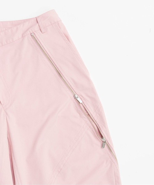 Asymmetry Zipper Curve Pants/アシンメトリーファスナーカーブ