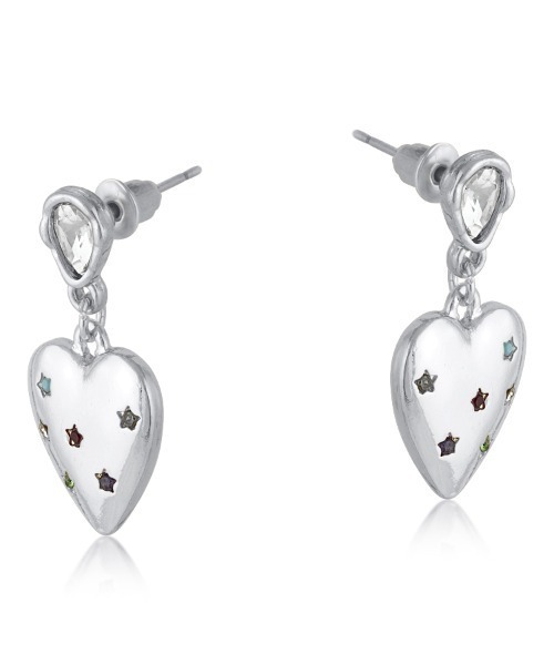 big metal london(ビッグメタルロンドン)の「【金属アレルギー対応】ハートドロップピアス Florence Heart Drop(ピアス(両耳用)・レディース・シルバー/ゴールド・FREE)」の1枚目の写真