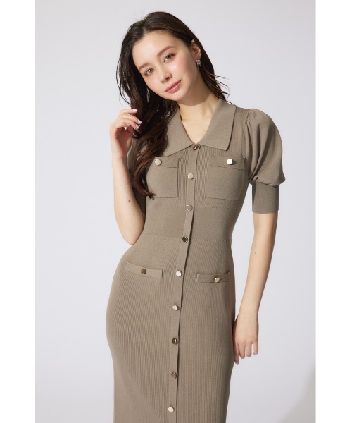 新品未使用タグ付き rienda パフスリーブニットタイトワンピース rienda｜パフスリーブニットタイトワンピース | Rakuten Fashion