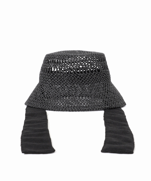 JOURNAL STANDARD(ジャーナルスタンダード)の「【REVIS/レビス】リボンツキペーパーハット(ハット・レディース・ベージュ/ブラック・FREE)」の10枚目の写真