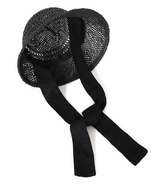 JOURNAL STANDARD(ジャーナルスタンダード)の「【REVIS/レビス】リボンツキペーパーハット(ハット・レディース・ベージュ/ブラック・FREE)」の14枚目の写真