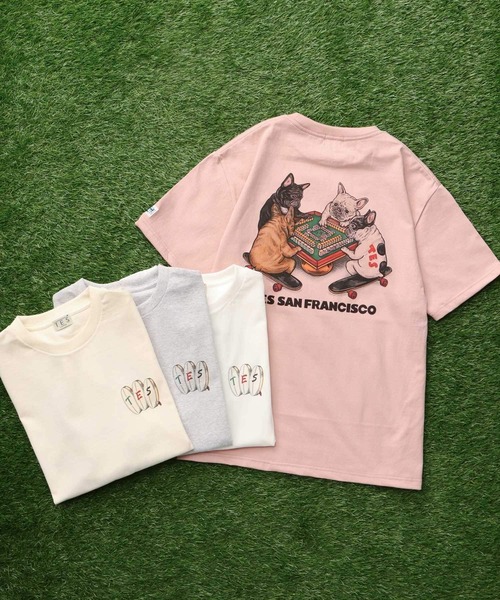 The Endless Summer（エンドレスサマー）の「TES YAKUMAN T-SHIRT / Tシャツ（Tシャツ/カットソー・メンズ・ホワイト/グレー/アイボリー/ピンク・SMALL/MEDIUM/LARGE/X-LARGE/XX-LARGE）」の4枚目の写真