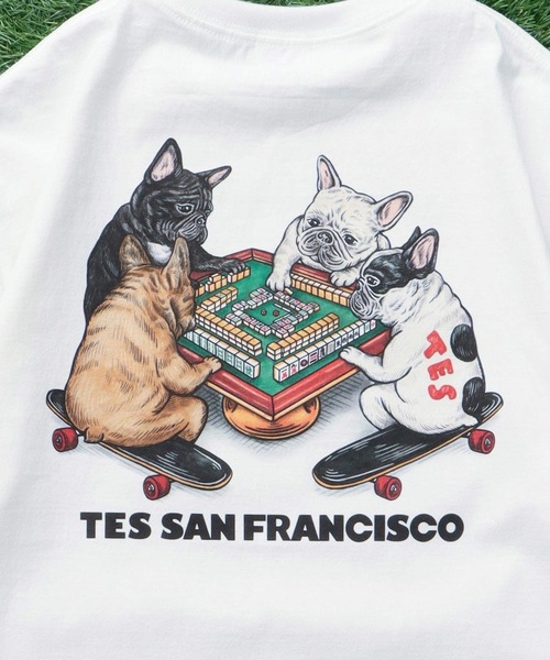 The Endless Summer（エンドレスサマー）の「TES YAKUMAN T-SHIRT / Tシャツ（Tシャツ/カットソー・メンズ・ホワイト/グレー/アイボリー/ピンク・SMALL/MEDIUM/LARGE/X-LARGE/XX-LARGE）」の15枚目の写真