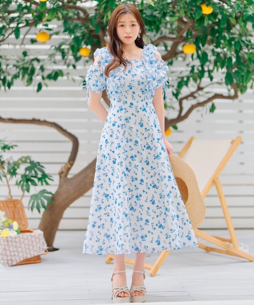 レビュー高評価の商品 ジュイフラワーフリルワンピース（ワンピース）｜WILLSELECTION ワンピース