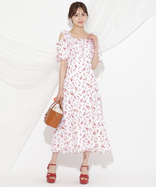 高価値セリー ジュイフラワーフリルワンピース（ワンピース）｜WILLSELECTION ワンピース