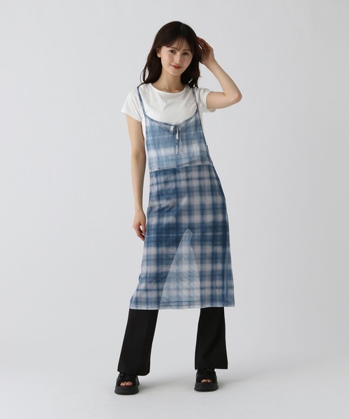 ゆあ©️着用ドレスブルー 三上悠亜着用】ROBEdeFLEURSビジュードレス