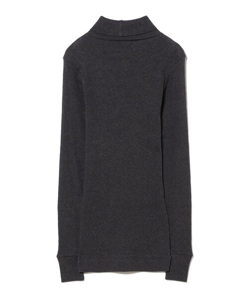 fennica（フェニカ）の「homspun / 丸胴テレコ タートルネック プルオーバー（Tシャツ/カットソー・レディース・チャコールグレー/ピンク/ブラック・ONE SIZE）」の5枚目の写真