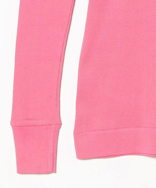 fennica（フェニカ）の「homspun / 丸胴テレコ タートルネック プルオーバー（Tシャツ/カットソー・レディース・チャコールグレー/ピンク/ブラック・ONE SIZE）」の12枚目の写真