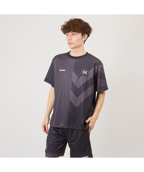 hummel(ヒュンメル)の「hummel/ヒュンメル H.FC プラクティスシャツ(Tシャツ/カットソー・メンズ・ブルー/ブラック/レッド/グレー・L/M/XL)」の17枚目の写真