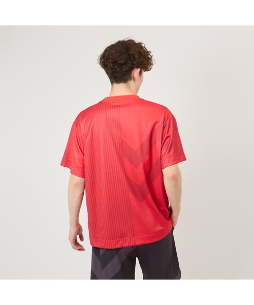 hummel(ヒュンメル)の「hummel/ヒュンメル H.FC プラクティスシャツ(Tシャツ/カットソー・メンズ・ブルー/ブラック/レッド/グレー・L/M/XL)」の6枚目の写真