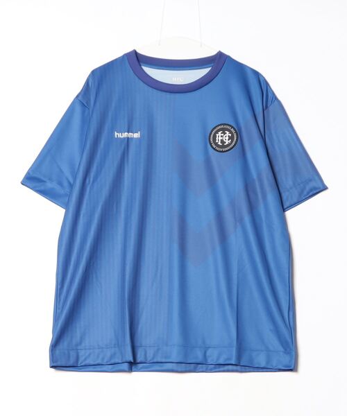 hummel(ヒュンメル)の「hummel/ヒュンメル H.FC プラクティスシャツ(Tシャツ/カットソー・メンズ・ブルー/ブラック/レッド/グレー・L/M/XL)」の7枚目の写真