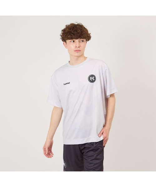 hummel(ヒュンメル)の「hummel/ヒュンメル H.FC プラクティスシャツ(Tシャツ/カットソー・メンズ・ブルー/ブラック/レッド/グレー・L/M/XL)」の12枚目の写真