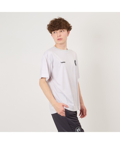 hummel(ヒュンメル)の「hummel/ヒュンメル H.FC プラクティスシャツ(Tシャツ/カットソー・メンズ・ブルー/ブラック/レッド/グレー・L/M/XL)」の15枚目の写真