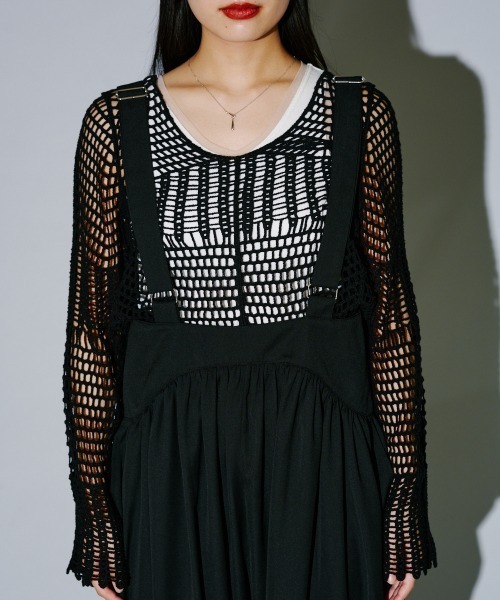 美品 nagonstans オールインワン バルーン ゆったり 日本製 パープル