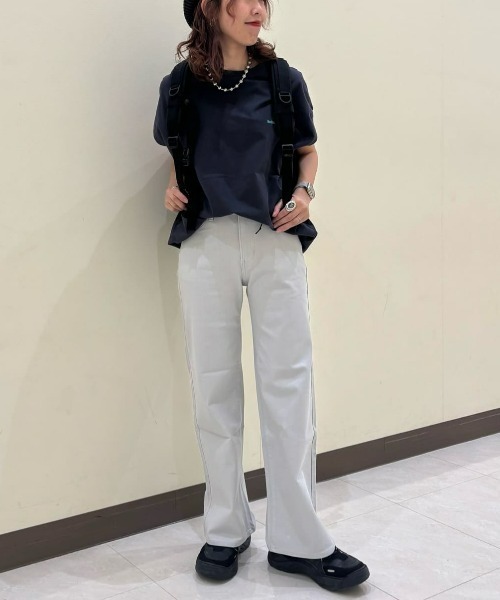 EDWIN(エドウィン)の「EDWIN(エドウィン)【スゴイラク】「JERSEYS COOL」ワイドストレート(その他パンツ・レディース・ベージュ・S/L/XS/M)」の9枚目の写真