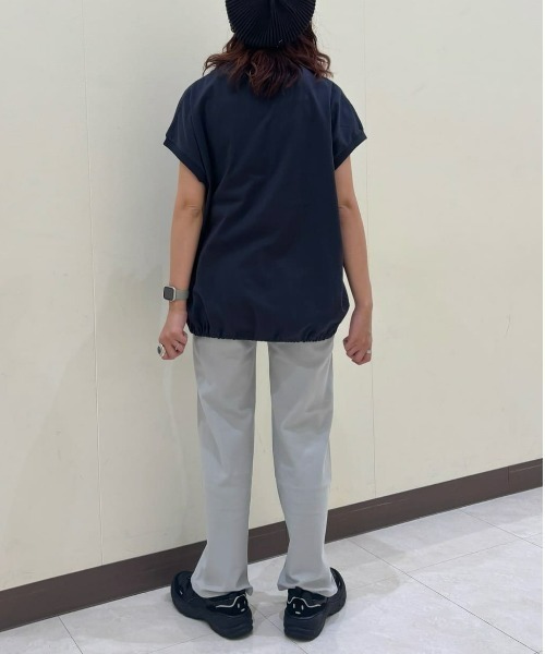 EDWIN(エドウィン)の「EDWIN(エドウィン)【スゴイラク】「JERSEYS COOL」ワイドストレート(その他パンツ・レディース・ベージュ・S/L/XS/M)」の11枚目の写真