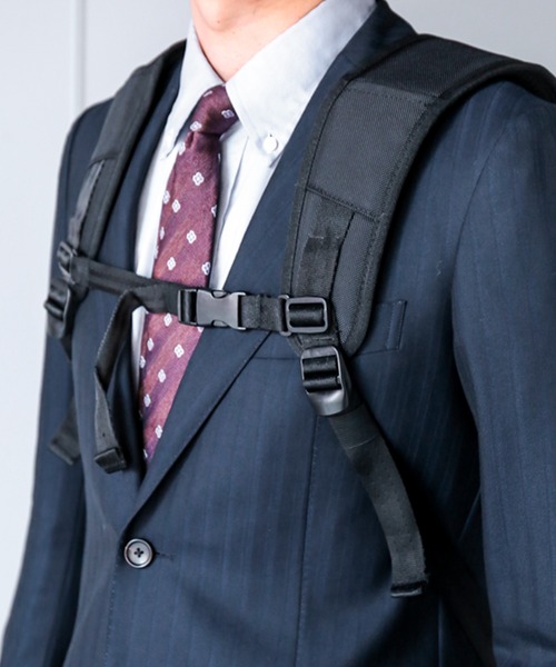sankyo shokai(サンキョウショウカイ)の「大人のビジネスリュック(バックパック/リュック・メンズ・ネイビー/ブラック・FREE)」の7枚目の写真