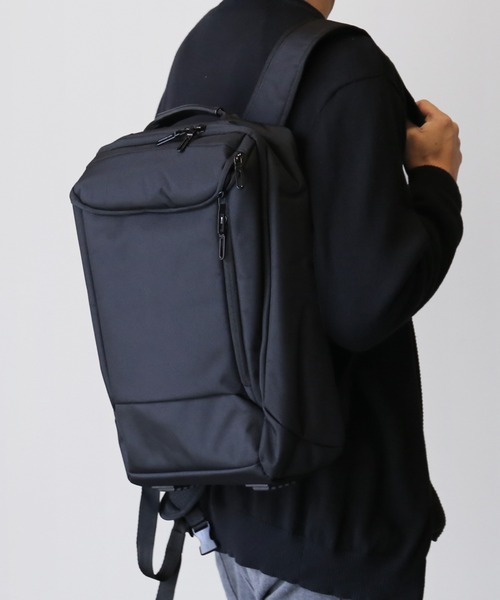 sankyo shokai(サンキョウショウカイ)の「大人のビジネスリュック(バックパック/リュック・メンズ・ネイビー/ブラック・FREE)」の9枚目の写真