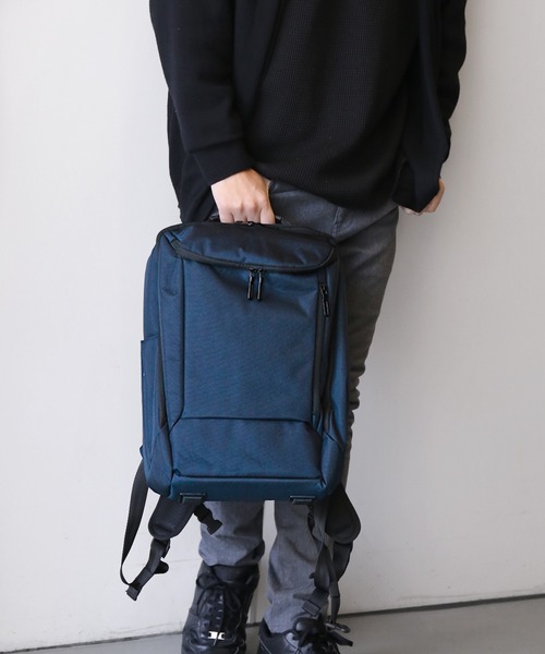 sankyo shokai(サンキョウショウカイ)の「大人のビジネスリュック(バックパック/リュック・メンズ・ネイビー/ブラック・FREE)」の10枚目の写真