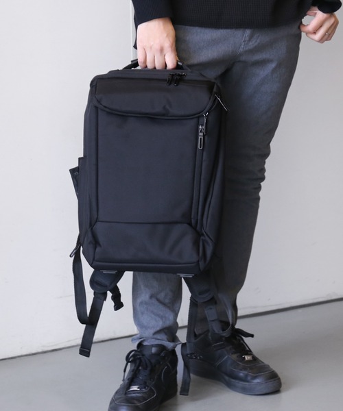 sankyo shokai(サンキョウショウカイ)の「大人のビジネスリュック(バックパック/リュック・メンズ・ネイビー/ブラック・FREE)」の22枚目の写真