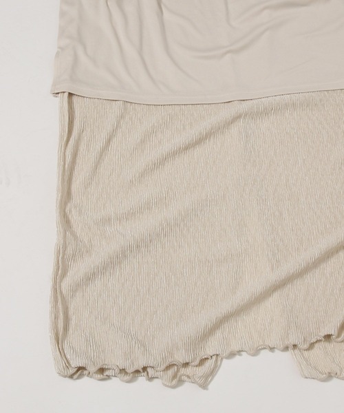 LOWRYS FARM（ローリーズファーム）の「シャイニープリーツタイトスカート　327978（スカート・レディース・チャコールグレー/アイボリー/ブラック/カーキ・FREE）」の19枚目の写真