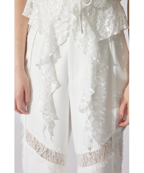 rienda（リエンダ）の「シンメトリーレースキャミトップス 夏服（キャミソール・レディース・ホワイト/ブラック/レッド・SMALL/MEDIUM）」の18枚目の写真