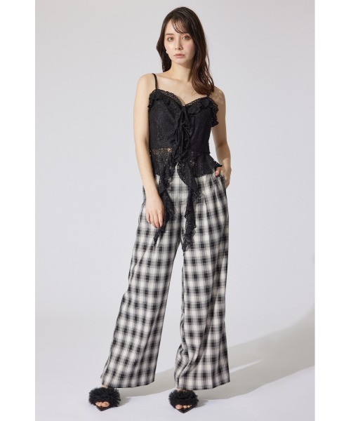 rienda（リエンダ）の「シンメトリーレースキャミトップス 夏服（キャミソール・レディース・ホワイト/ブラック/レッド・SMALL/MEDIUM）」の22枚目の写真