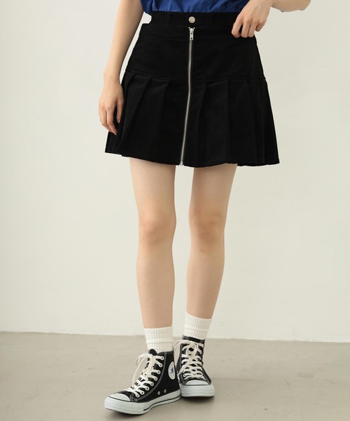 MILKFED.(ミルクフェド)の「LAYERED CULOTTE SKIRT(その他パンツ・レディース・ブラック/ライトブルー/ブラウン・S/M)」の2枚目の写真