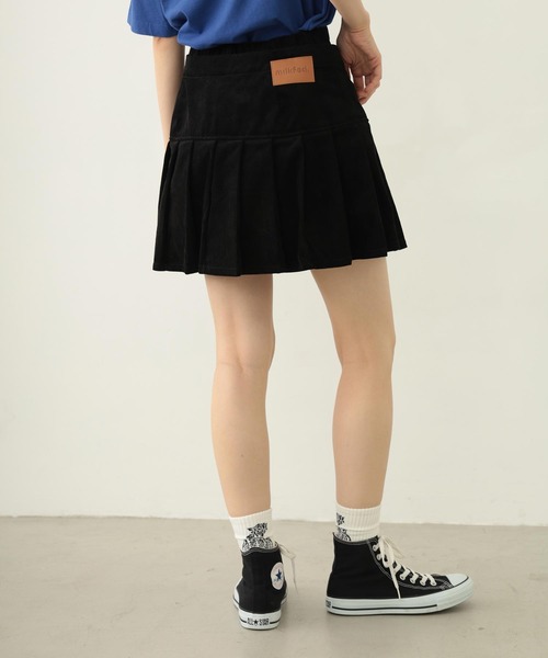MILKFED.(ミルクフェド)の「LAYERED CULOTTE SKIRT(その他パンツ・レディース・ブラック/ライトブルー/ブラウン・S/M)」の9枚目の写真